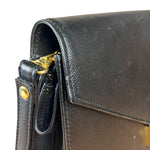 Saint Laurent Vintage Leather Envelope Clutch