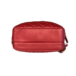 Chanel Pink Satin/Leather Trim Camera Bag 2019