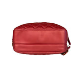 Chanel Pink Satin/Leather Trim Camera Bag 2019