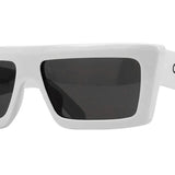 Celine Monochroms White Rectangular Sunglasses