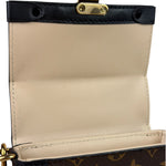 Louis Vuitton Black Monogram Vertical Trunk Pochette
