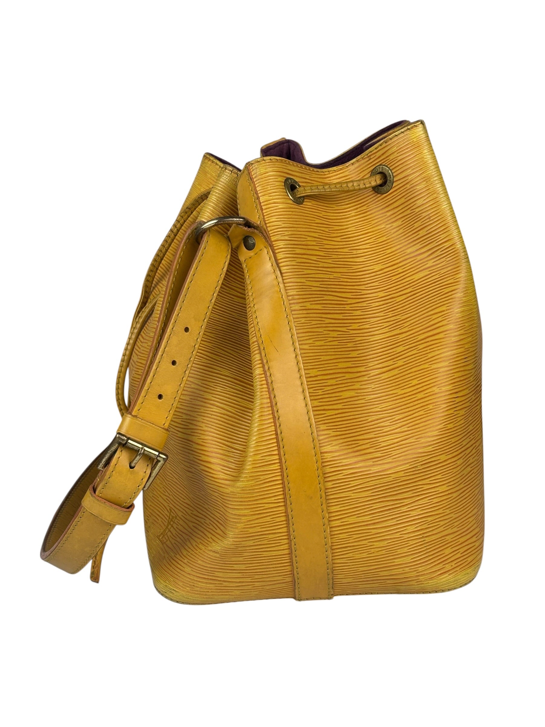 Louis Vuitton Yellow Epi Leather Neo Bucket Bag