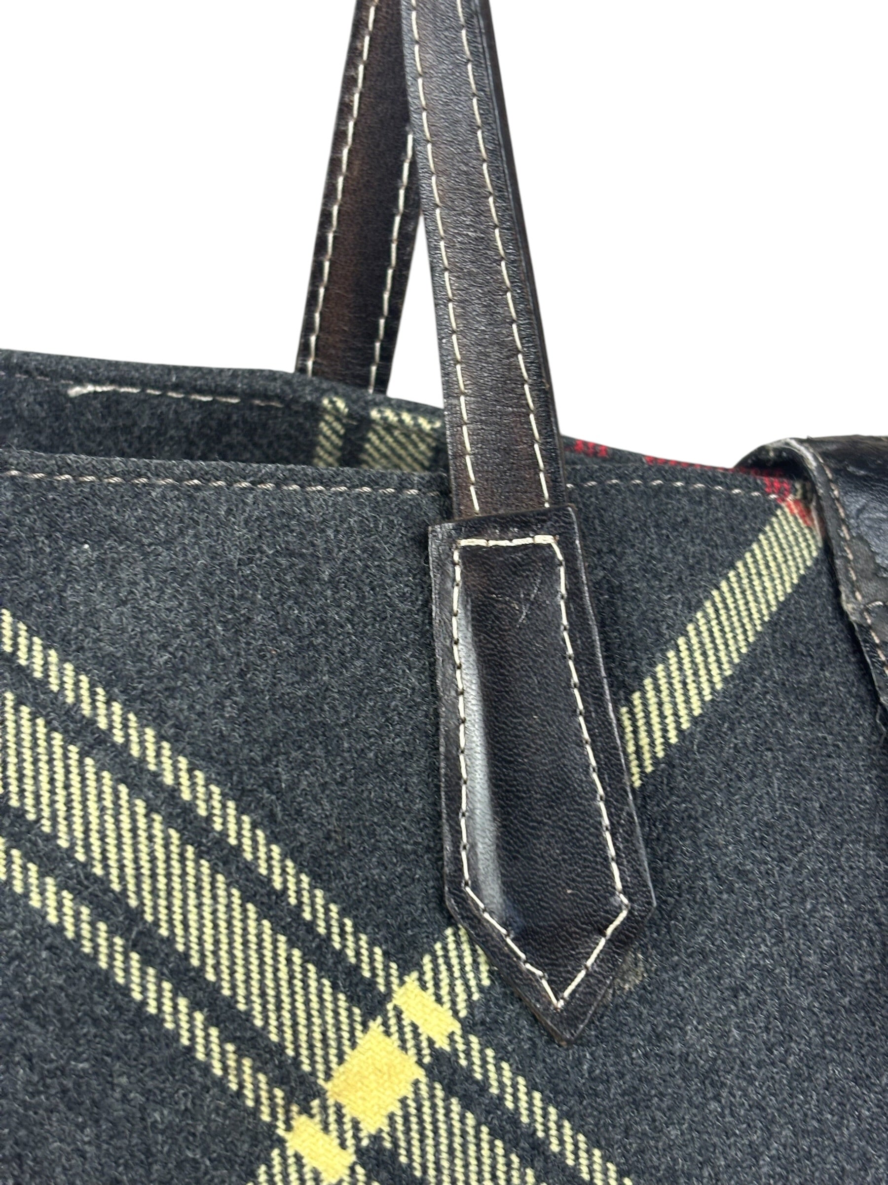 Vivienne Westwood Plaid Orb Tote Bag