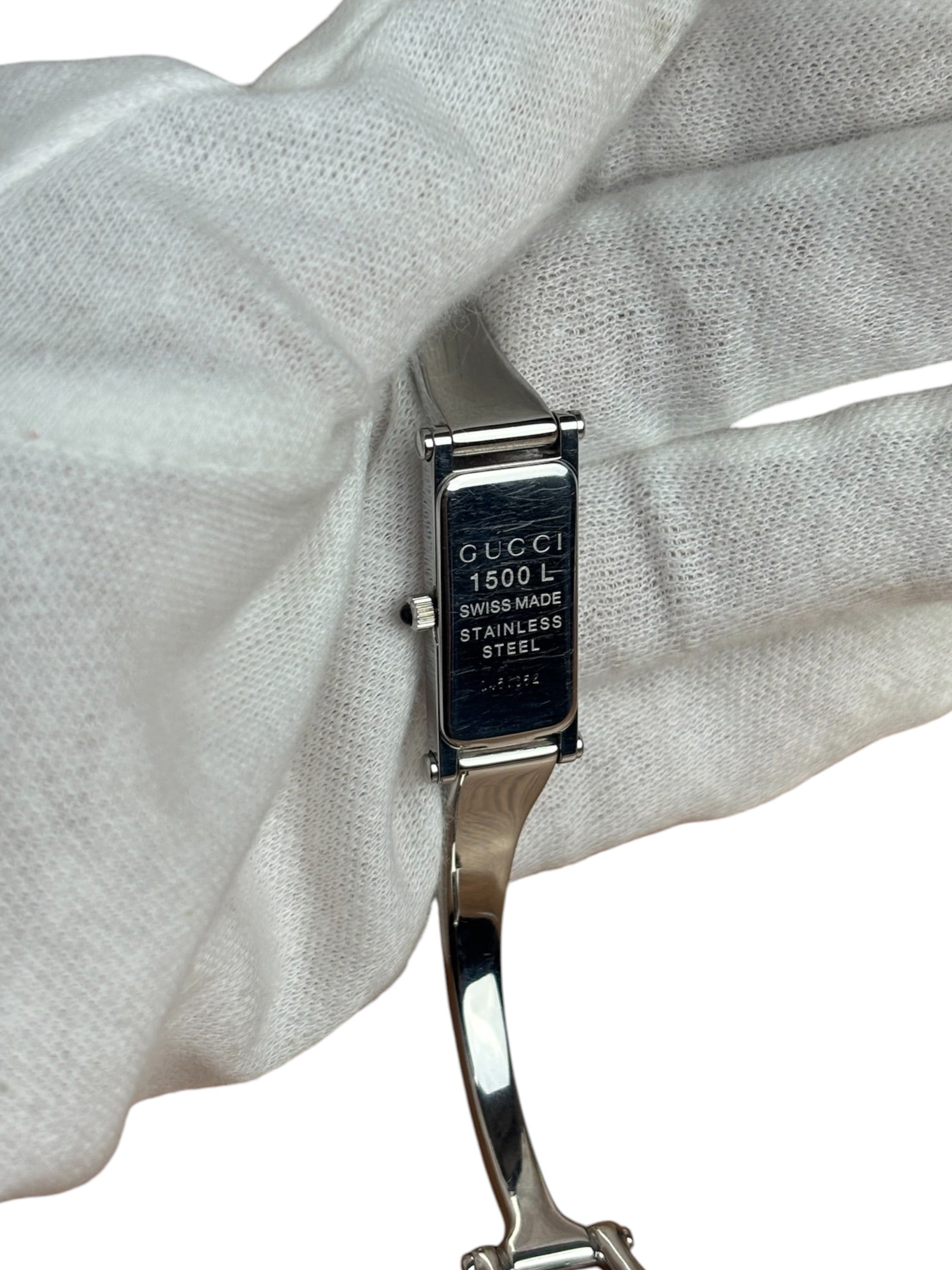 Gucci Silver Bangle Watch 1500L