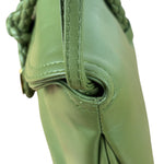 Bottega Veneta Baby Liberta Green Leather Shoulder Bag