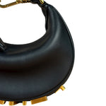 Fendi Fendigraphy Nano Black Leather Bag
