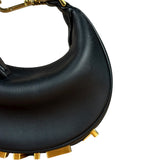 Fendi Fendigraphy Nano Black Leather Bag
