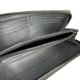 Louis Vuitton Vintage Suhali Silver Leather Zippy Wallet