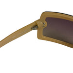Chanel Beige/Brown Shield Wraparound Reading Sunglasses