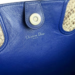 Christian Dior Python Trimmed Blue Addict Tote