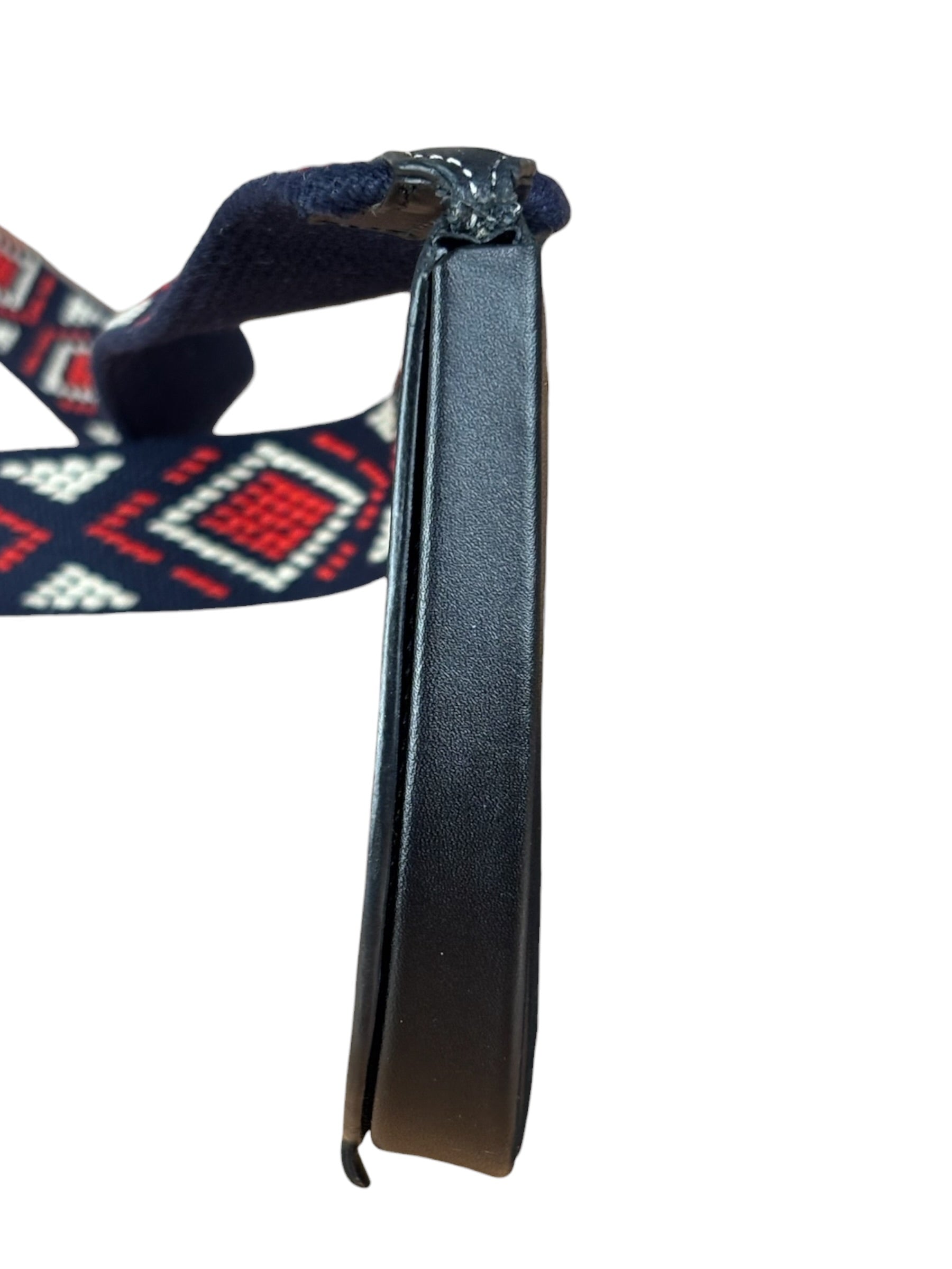 Loewe Anagram Black Leather Heel Crossbody Pochette