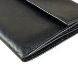 Prada Black Saffiano Leather Compact Wallet