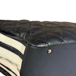 Chanel Navy Quilted Leather Lido Chain Shoulder Tote 2009