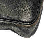 Gucci Black Leather Diamante Briefcase