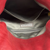Chanel Red Quilted Leather Chain Shoulder Bag 2007