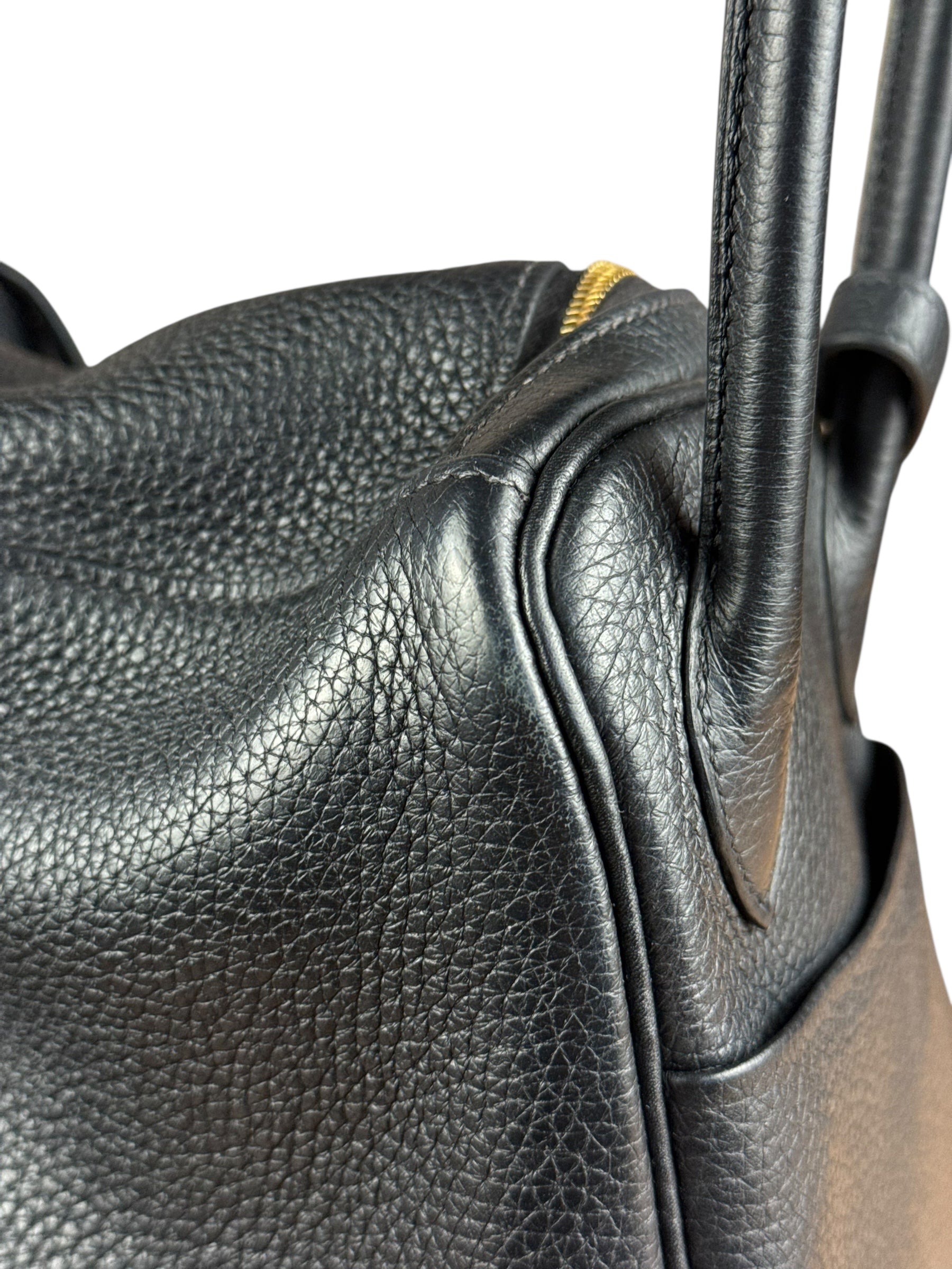 Hermes Black Clemence Lindy 26