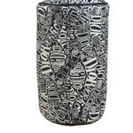 Dior Black/White Shawn Stussy Curvy Script Roller Bag
