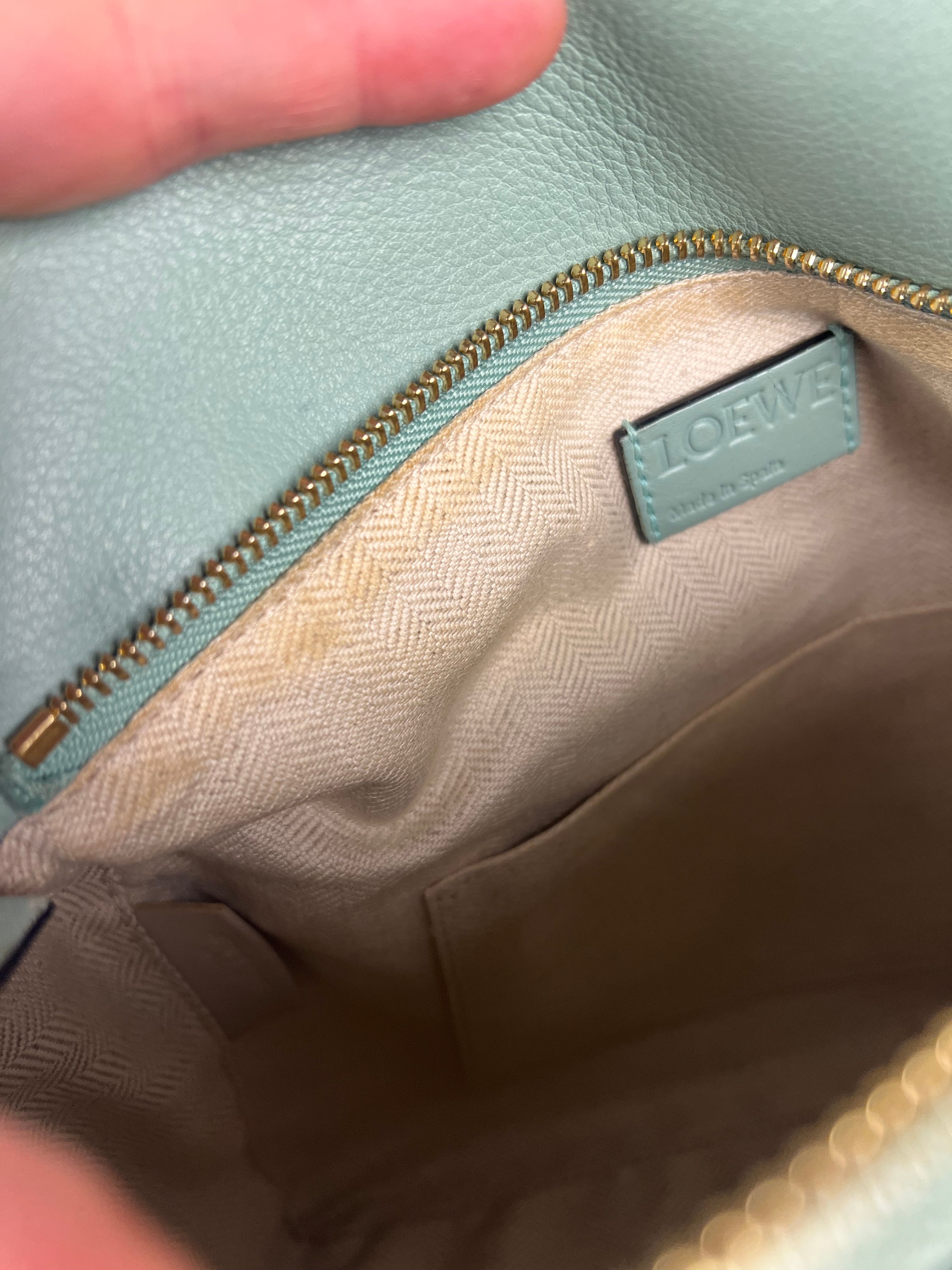 Loewe Green Medium Puzzle Bag