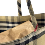 Burberry Vintage Nova Check Canvas Shoulder Tote