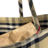 Burberry Vintage Nova Check Canvas Shoulder Tote