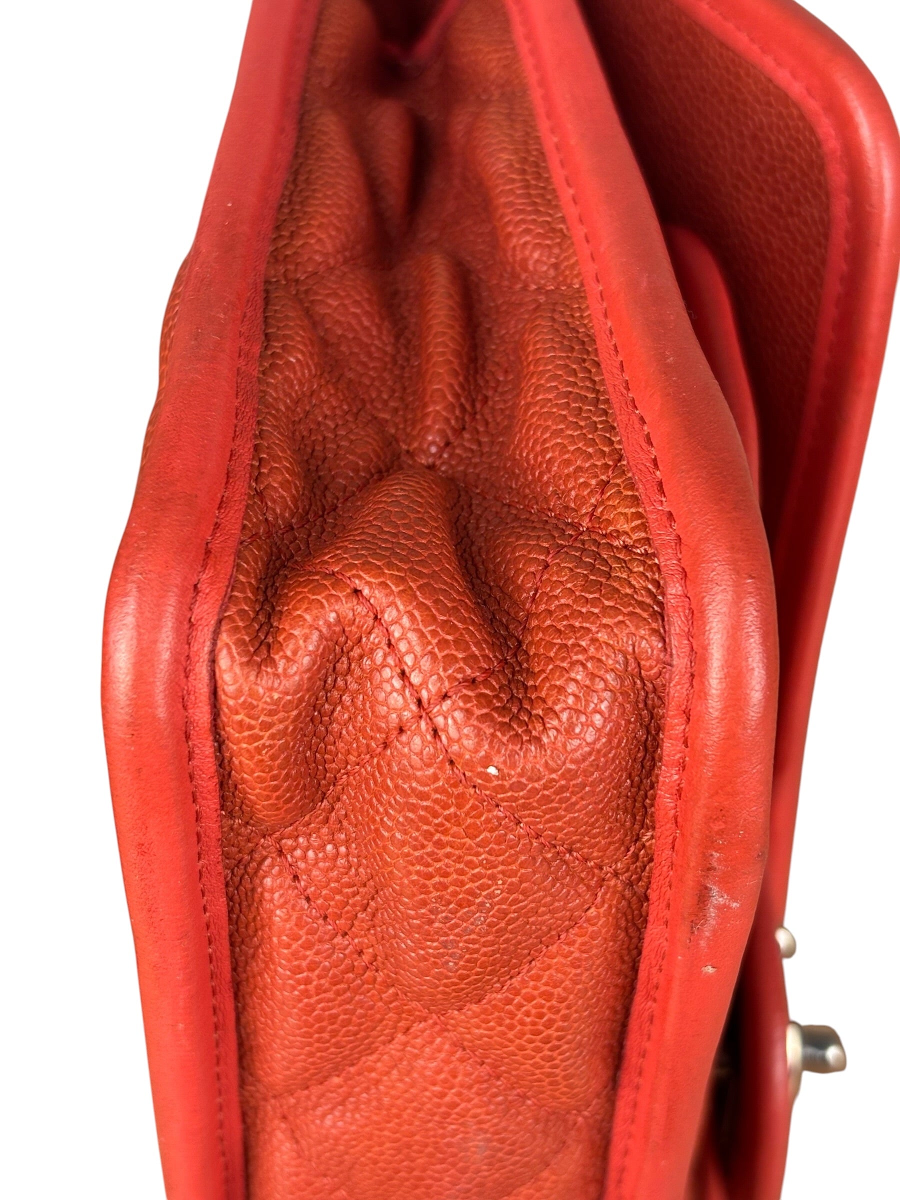 Chanel French Riviera Caviar Quilted Flap Bag Sunset 2011