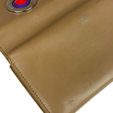 Fendi Beige Monster Face Leather Long Wallet