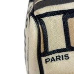Chanel Cream Leather Coated Canvas Le Train Boston Bag 2006