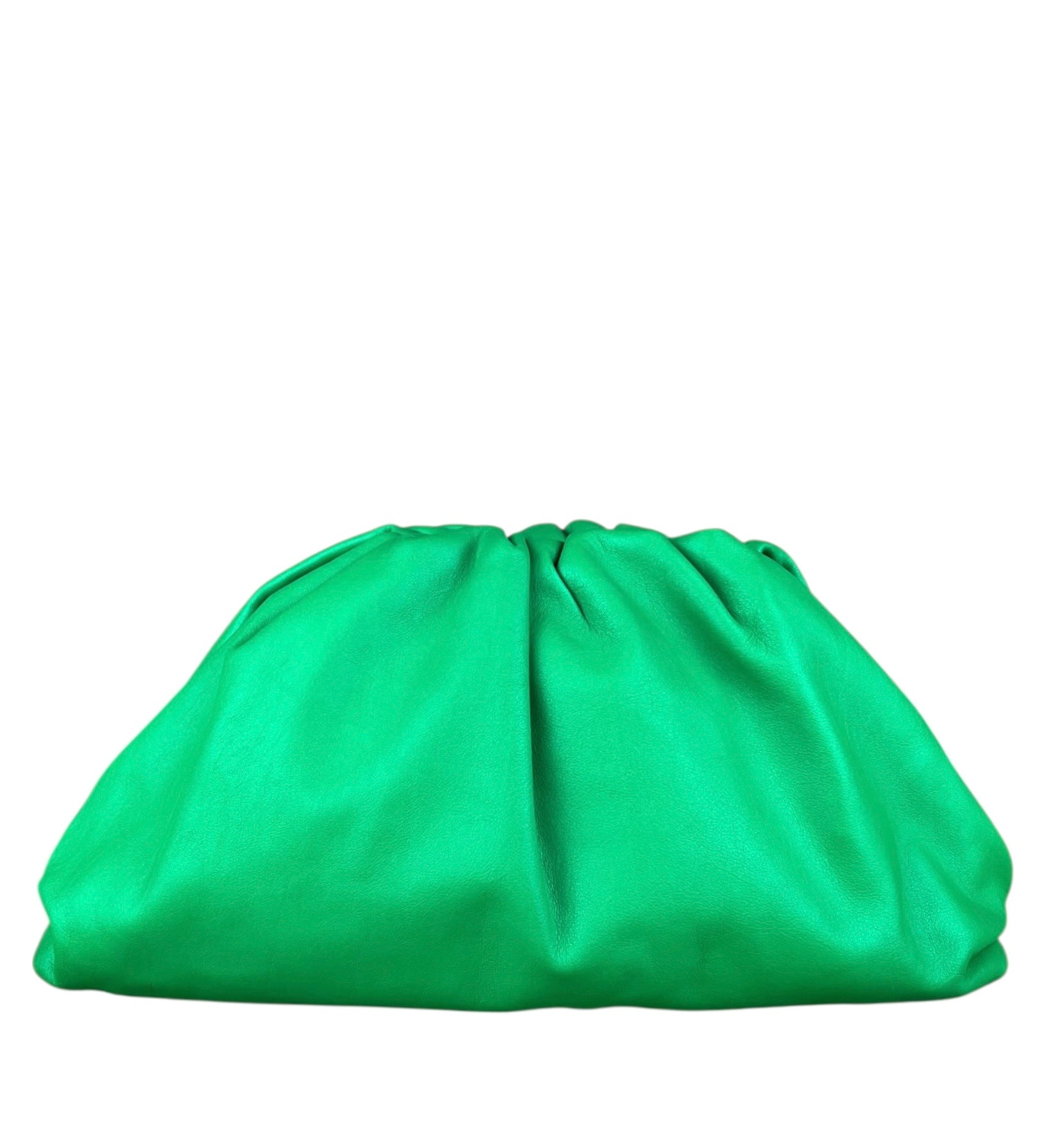 Bottega Veneta Green Large Pouch Clutch