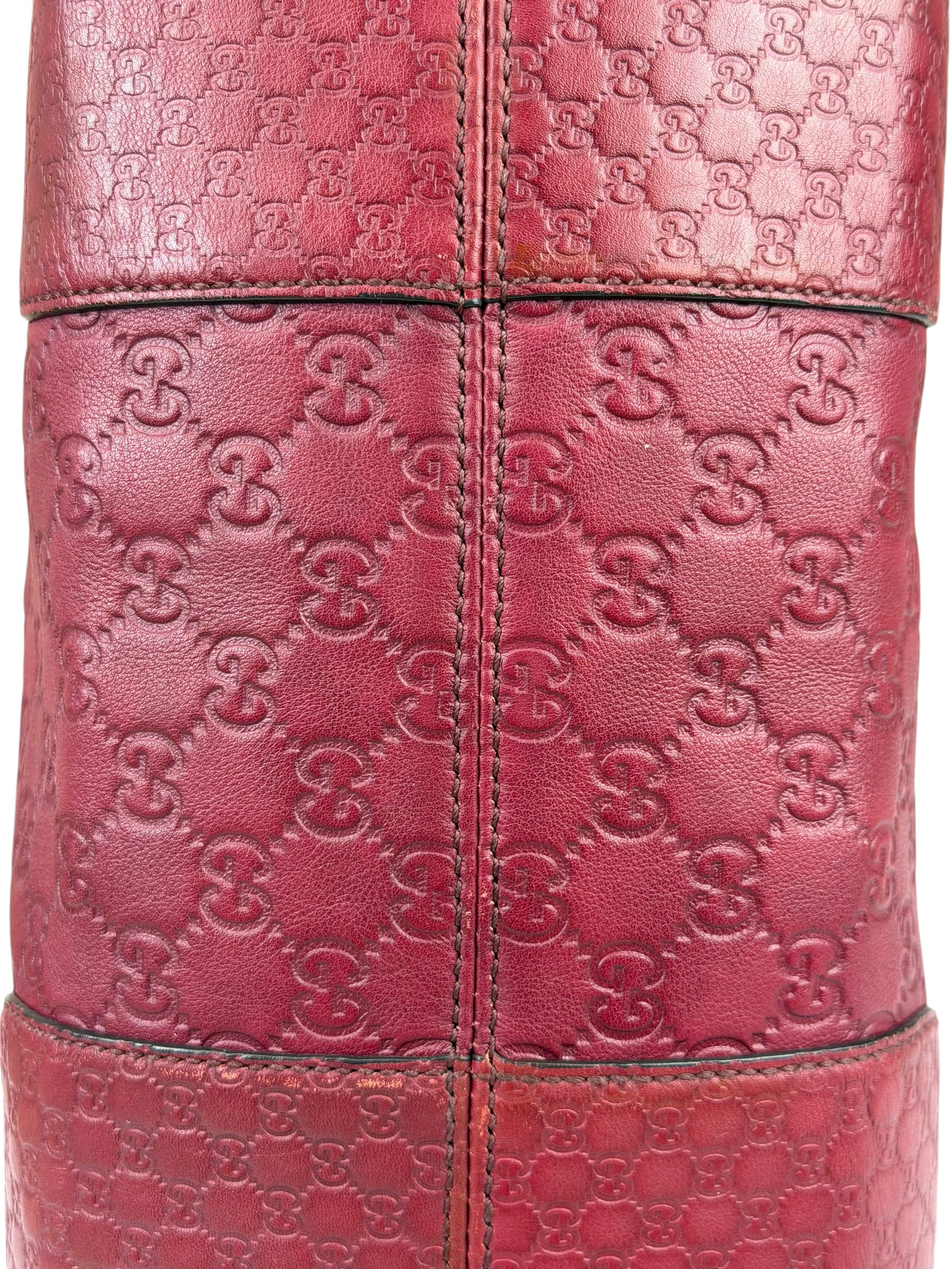 Gucci Ruby Red Bree Dome Tote