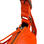 Balenciaga Orange Leather XS Le Cagole Shoulder Bag