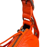 Balenciaga Orange Leather XS Le Cagole Shoulder Bag
