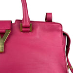 Saint Laurent Classic Y Cabas Fuchsia 2Way Handbag