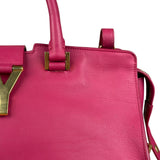 Saint Laurent Classic Y Cabas Fuchsia 2Way Handbag