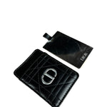 Christian Dior CD Quilted Compact Mirror w/ Holder