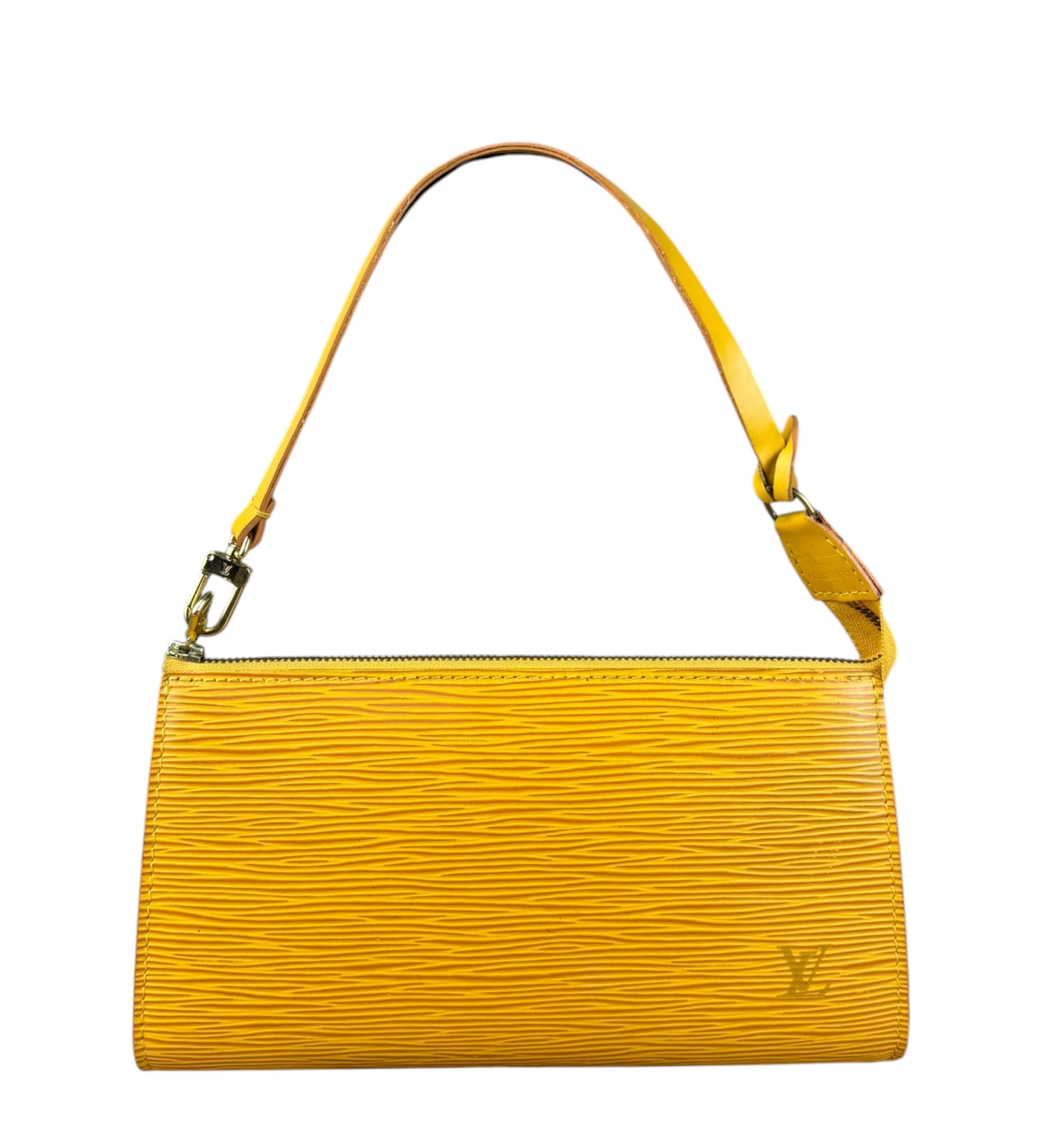Louis Vuitton Yellow Epi Leather Pochette