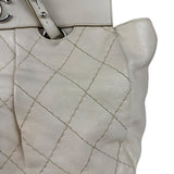 Chanel Beige Quilted Leather Tote 2009
