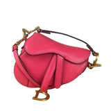 Christian Dior Pink Sanddle Micro Shoulder Bag