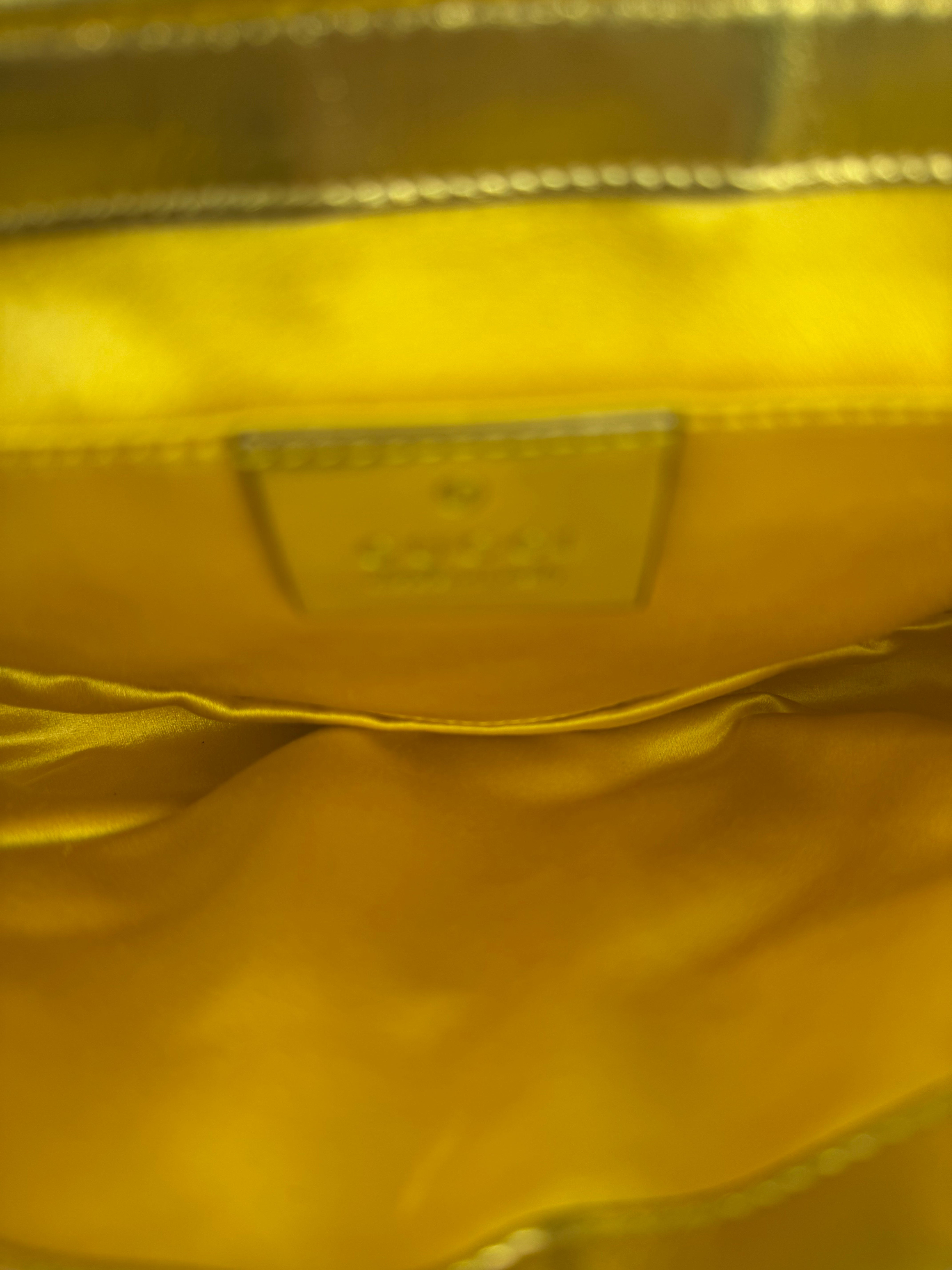 Gucci GG Marmont Gold Sequin Chain Shoulder Bag