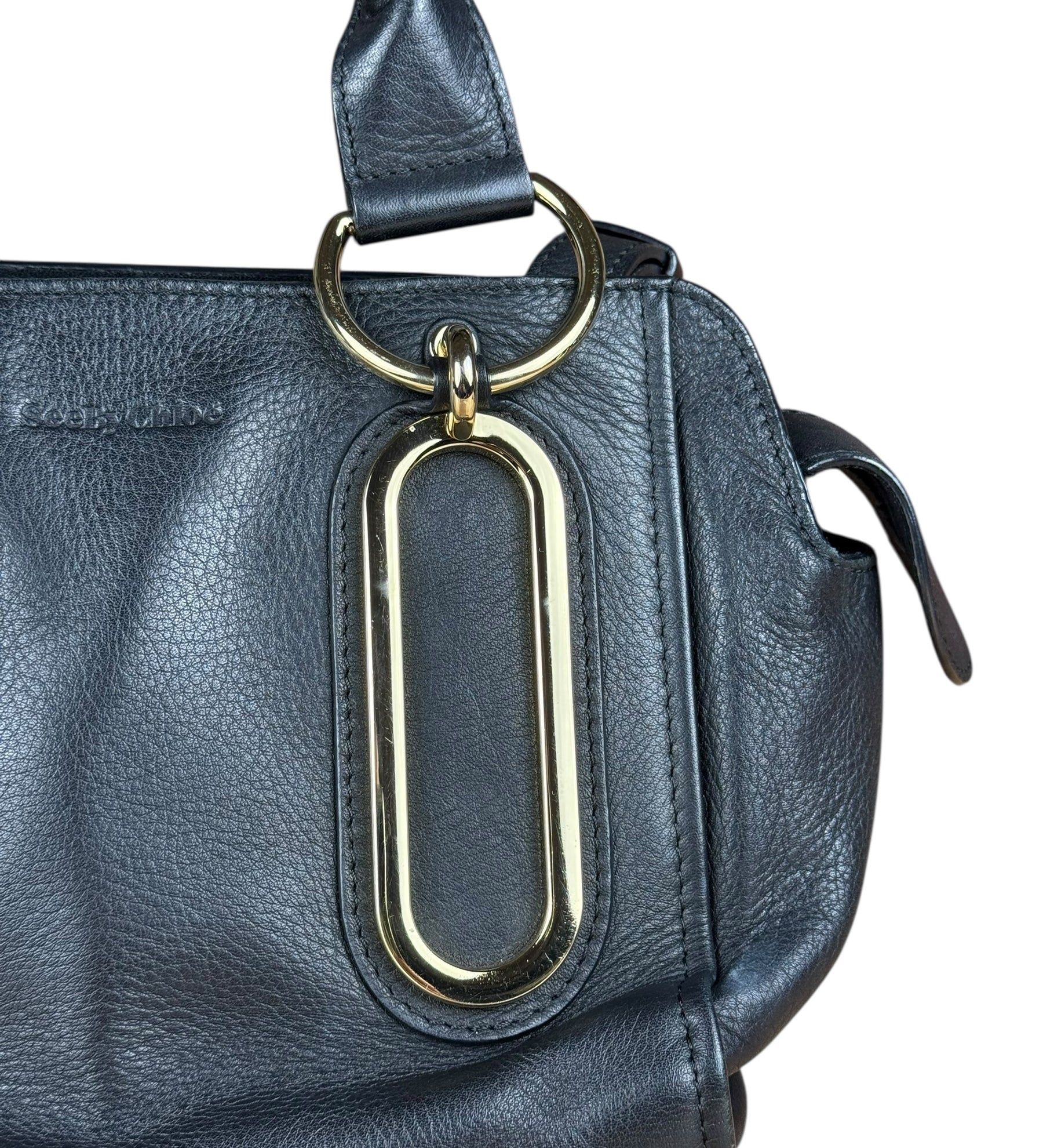 See By Chloé Black Two Way Bag