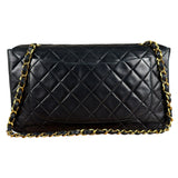 Chanel Quilted Flap Bag Black 1989