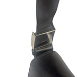 Ferragamo Vintage Black Leather Flap Shoulder Pochette