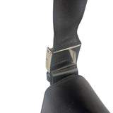 Ferragamo Vintage Black Leather Flap Shoulder Pochette