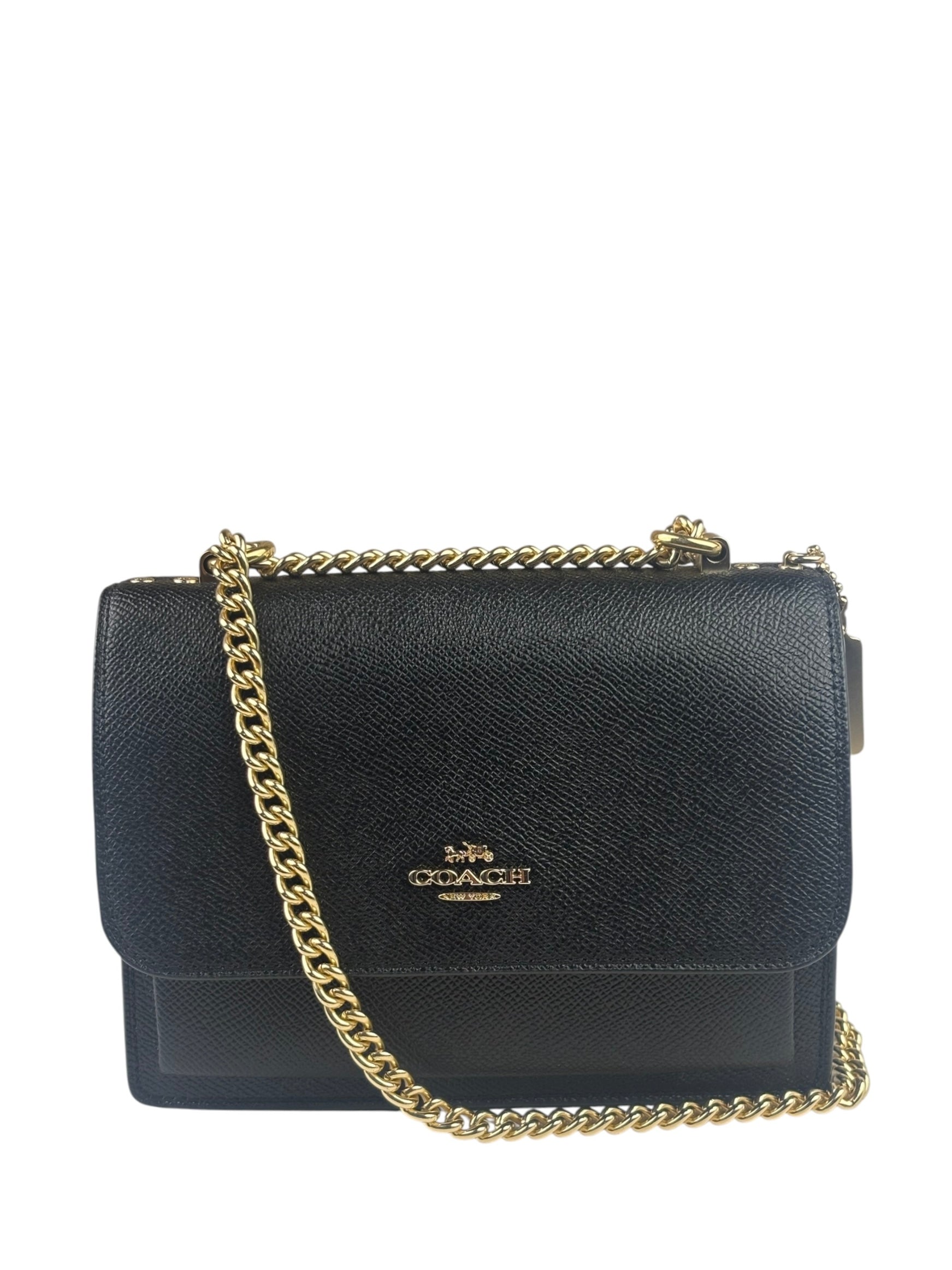 Coach Black Leather Klare Crossbody Bag