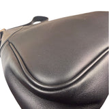 Gucci Black Leather GG Emblem Hobo Bag