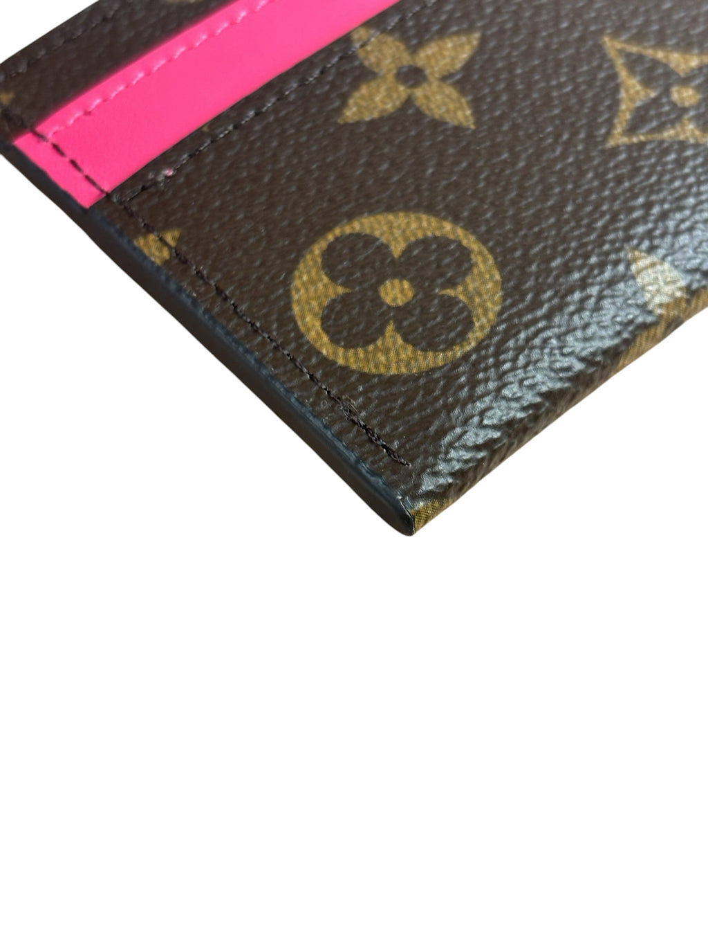 Louis Vuitton Brown/Pink Monogram Card Holder