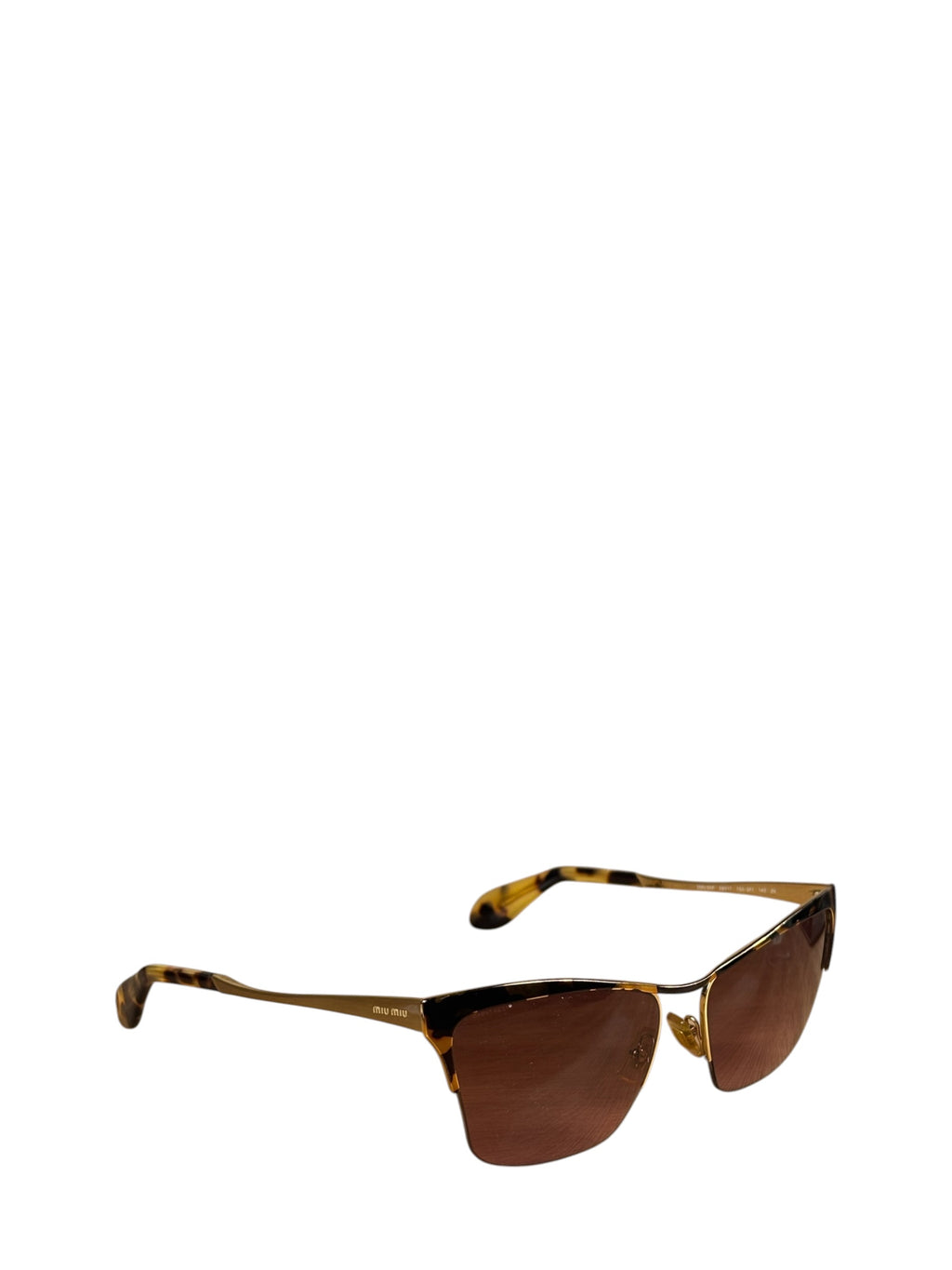 Miu Miu Tortoise Shell SMU50P Cat-Eye Reading Sunglasses