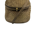 Bottega Veneta Brown Intrecciato Crossbody