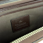 Vivienne Westwood Brown Leather Logo Zippy Wallet