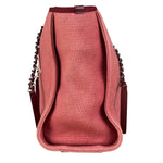 Chanel Coral Pink Medium Deauville Shopping Tote Bag 2014