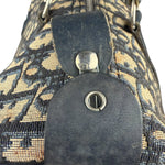 Christian Dior Vintage Canvas Monogram Trotter Oblique Boston Hand Bag